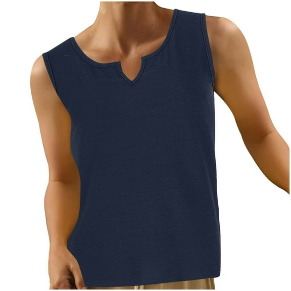 Drses Women's Tank Tops Fashion Women's Casual Sleeveless Solid V-neck Top Blouse T-shrit Tank Top Womens Summer Tops