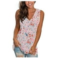 thumbnail image 1 of Drses Women's Tank Tops Womens Tank Tops V-Neck Basic Casual Flowy Summer Sleeveless T-Shirt Womens Summer Tops, 1 of 3