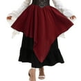 thumbnail image 1 of Drses‌‌ ‌‌‌‌‌‌‌‌‌‌‌‌‌‌‌‌‌‌‌‌‌‌‌‌‌‌Women's Victorian Medieval Maxi Skirt - Renaissance Pirate Peasant Costume with Elastic High Waist for Halloween Cosplay, 1 of 4