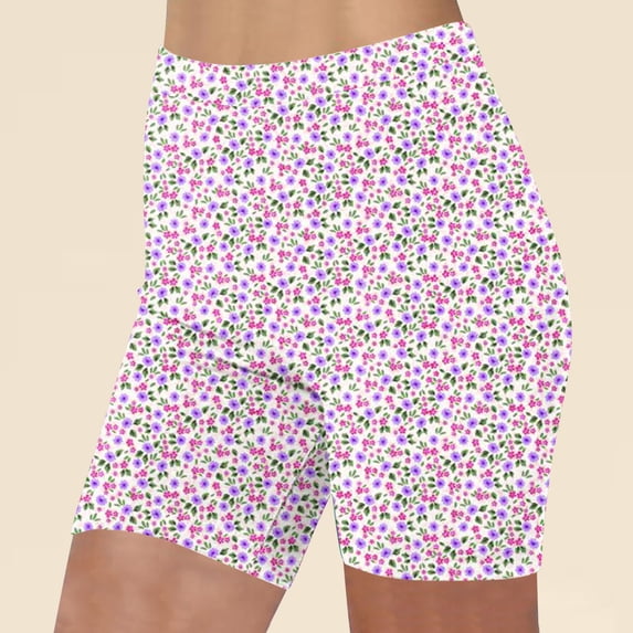 Drses Womens Biker Shorts with Pockets High Waisted Athletic Golf Short Leggings Casual Yoga Exercise Workout Yoga Pants