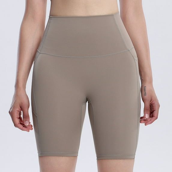 Drses Womens Biker Shorts with Side Pockets Workout Athletic Running Yoga Bike Shorts Women's Athletic Workout Shorts