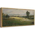 thumbnail image 1 of Drsoum 20x40in Natural Framed Vintage Landscape Large Canvas Wall Art The Vast Grassland Classic Wall Prints Modern Farmhouse Hallways Studies Offices Living Rooms Decor, 1 of 7