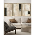 thumbnail image 1 of Drsoum Abstract Minimalism Art 16x24in3pcs Natural Framed Picture Color Block Wall Decor for living Room, 1 of 6