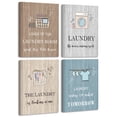 thumbnail image 1 of Drsoum Inspiring Wall Art Natural Framed Characters Wall Printing Ready to Hang Bedroom Hallway Decor 8x10in4pcs, 1 of 5