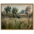 thumbnail image 1 of Drsoum Landscape Wall Art Vintage Classical Wilderness Framed Painting Hallway Decor - 11x14in Natural Framed, 1 of 7