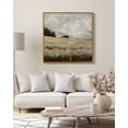 thumbnail image 1 of Drsoum Large 24x24in Natural Framed Vintage Landscape Canvas Wall Art Grassland Classic Wall Prints Modern Farmhouse Kitchen Bedroom living room Decor, 1 of 6