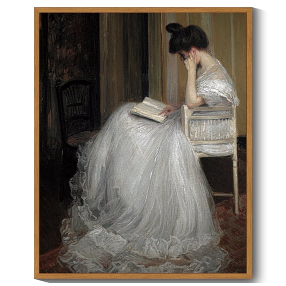 Drsoum Medieval Lady Country Room Art Classic Prints Kitchen Bathroom Office Decor - 8x10in Nature Framed