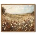 thumbnail image 1 of Drsoum Rustic Floral Wall Art 11x14in Nature Framed Landscape Wall Prints Farmhouse Kitchen Bathroom Office Decor, 1 of 6