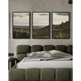 thumbnail image 1 of Drsoum Vintage 16x24in3pcs Black Framed Landscape Wall Art Wilderness Mountain Retro Classic Farmhouse Paints Rustic, 1 of 7