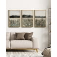 thumbnail image 1 of Drsoum Vintage 16x24in3pcs Brown Framed Landscape Canvas Wall Art Prairie in Full Bloom Classic Wall Prints Modern Farmhouse Decor, 1 of 8