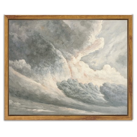 Drsoum Vintage Canvas Classical Landscape Paints of Clouds with a Sunset Room Decor - 8x10in Framed price history and forecast - Drsoum