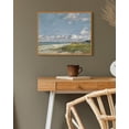 thumbnail image 1 of Drsoum Vintage Landscape Seascape Canvas Wall Art 11x14in Natural Framed Seaside Coastal Scenery Classic Hallway Kitchen Office Decor, 1 of 6