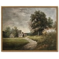 thumbnail image 1 of Drsoum Vintage Rustic Canvas Landscape Wall Art Classical Painting Countryside Room Decor - 11x14in Natural Framed, 1 of 7