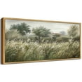 thumbnail image 1 of Drsoum Vintage Landscape Wall Art Country Meadow Field Wall Prints Classic Retro Farmhouse Rustic Decorations for Living Room Bedroom 8x16in Natural Framed, 1 of 7