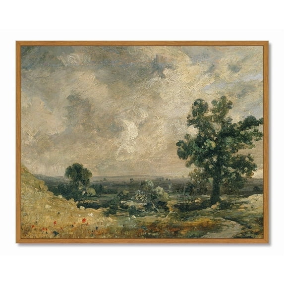 Drsoum Vintage Landscape Wall Art Rustic Retro Framed Nature Scenery Prints Farmhouse Classic Decorations for Living Room Bedroom 8x10in Natural Framed