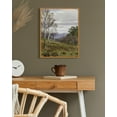 thumbnail image 1 of Drsoum Vintage Mountain Landscape Wall Art 11x14in Natural Framed Rustic Retro Nature Scenery Prints Classic Decorations for Living Room Bedroom, 1 of 6