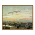 thumbnail image 1 of Drsoum Vintage Sunset Meadow Wall Art Rustic Retro Framed Countryside Landscape Prints Farmhouse Classic Decorations for Living Room Bedroom 8x10in Natural Framed, 1 of 6