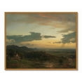 thumbnail image 1 of Drsoum Vintage Village Landscape Wall Prints Classic Retro Farmhouse Rustic Decorations for Living Room Bedroom 8x10in Natural Framed, 1 of 6