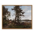 thumbnail image 1 of Drsoum Vintage Woodland Pathway Landscape Wall Art Rustic Retro Framed Forest Scenery Prints Farmhouse Classic Decorations for Living Room Bathroom 8x10in Natural Framed, 1 of 6