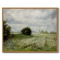 thumbnail image 1 of Drsoum Vintage wildflowers Wall Art Landscape with Flower Wall Decor Farmhouse Office Decor Ready to Hang 8x10in Natural Framed, 1 of 6