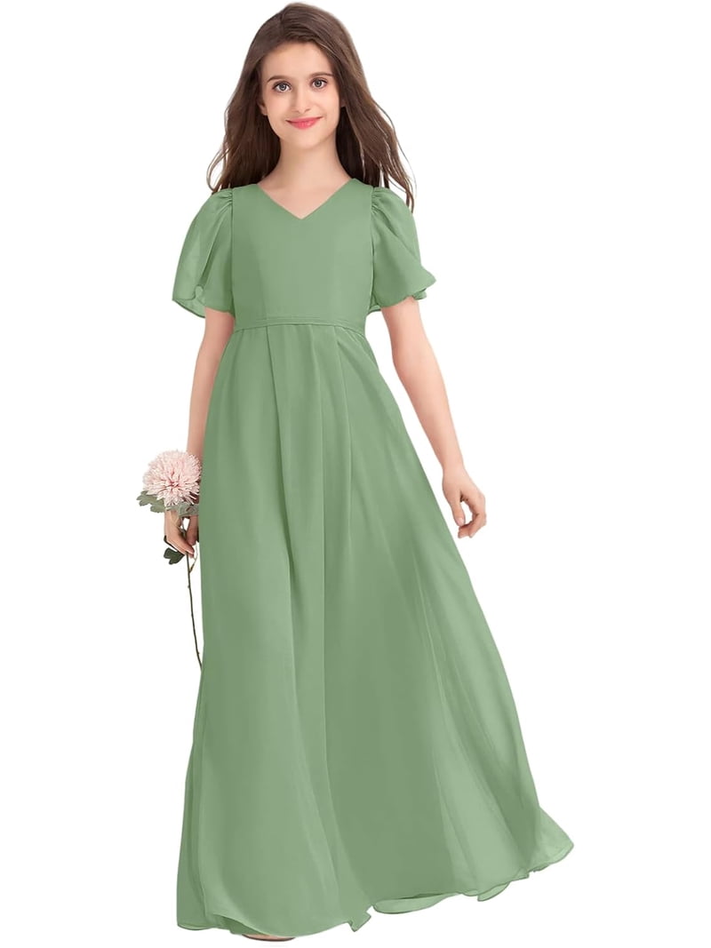 green emerald velvet dress Amazon.com: Chyrbaby Baby Blue Junior Bridesmaid Dress for Wedding Slit  Summer Ruffle Long Chiffon Flower Girl Dresse JD044 Size 2: Clothing, Shoes  & Jewelry main image 0