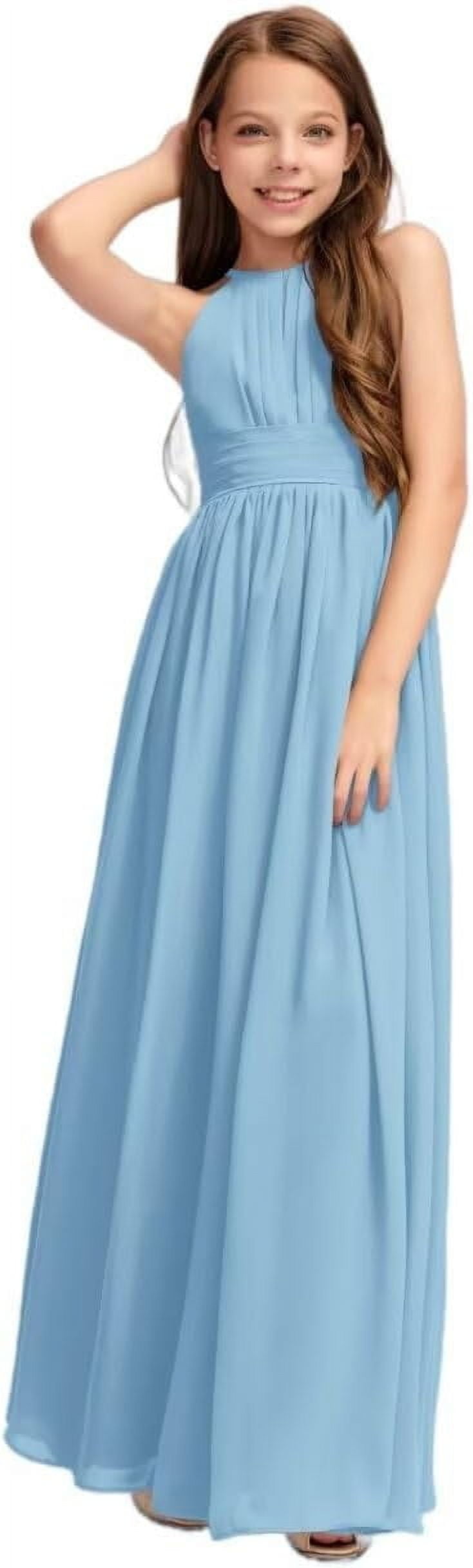 girls bridesmaid dress Royal Blue High Low Junior Bridesmaid Dress,Satin Girls Special Occasion Dress,JB00057, J14 / Burgundy main image 1