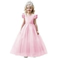 thumbnail image 1 of Drtj Flower Girl Dresses Wedding Fly Sleeve Pearl Tulle Girls Prom Dresses Party Princess Dresses, 1 of 7