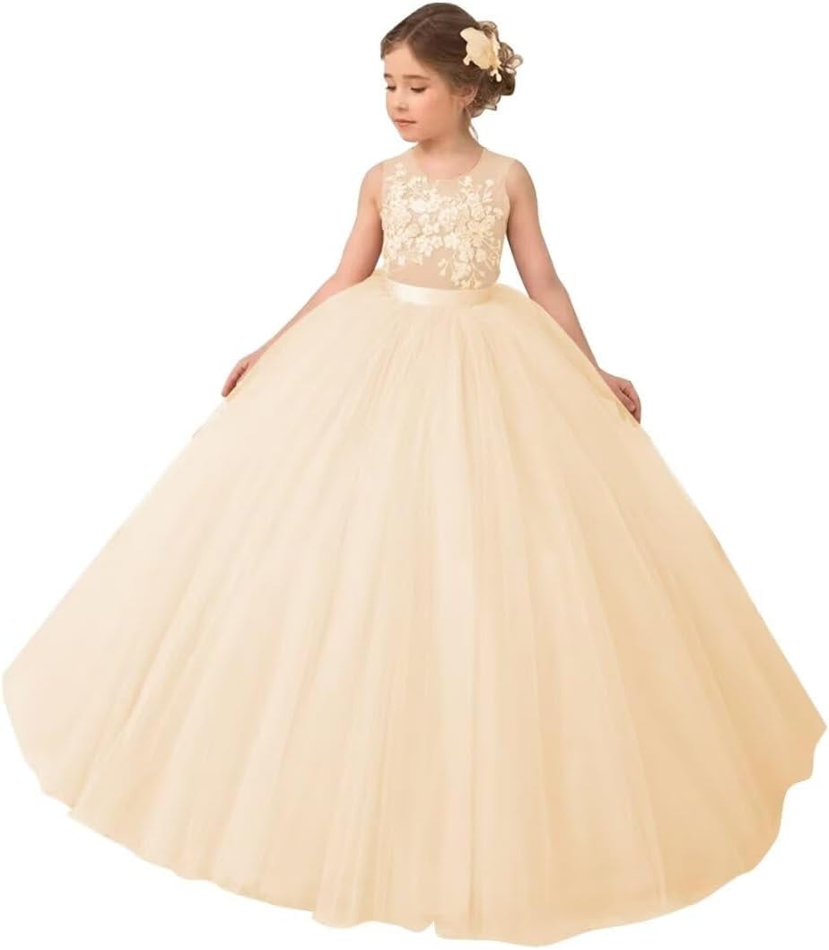 Little Bridesmaid  Flower Girl Dress Princess ball dress for baby girl