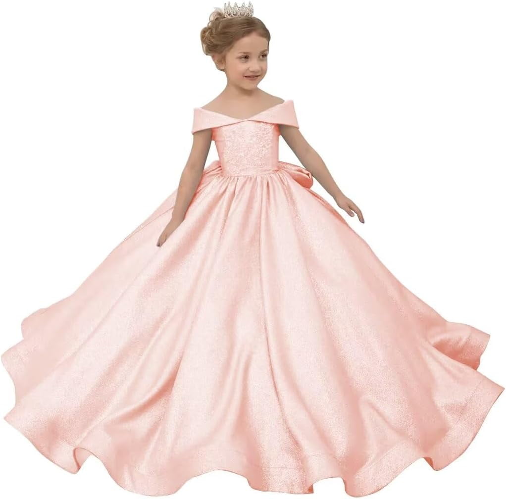 a line holy communion dresses Lace Scoop Neck Sleeveless Flower Girl Dress  KF Bridal