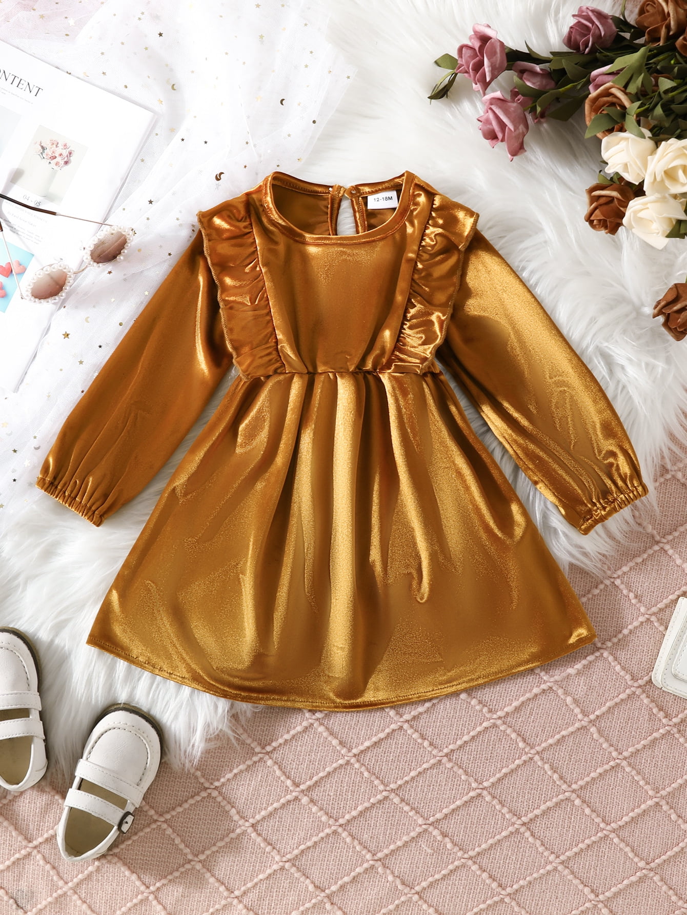 chinese dress ladies High Collar Gold Velvet Long Women Evening Dress -