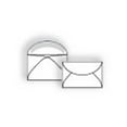 thumbnail image 1 of Drug Envelope No. 3, 2-5/16" x 3-5/8", White Sulphite (SFI Certified), 20 lb, 92% Brightness, Vellum Finish, Diagonal Seams, Remoistening Seal, Flap Down - Box of 1000 Envelopes, 1 of 1