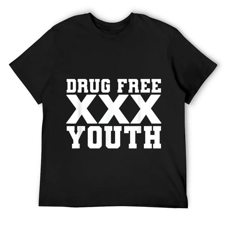 Straight Edge T-Shirt - Xxx Vegan Drug Free Shirt Straight Edge T-Shirt - Xxx Vegan Drug Free Shirt