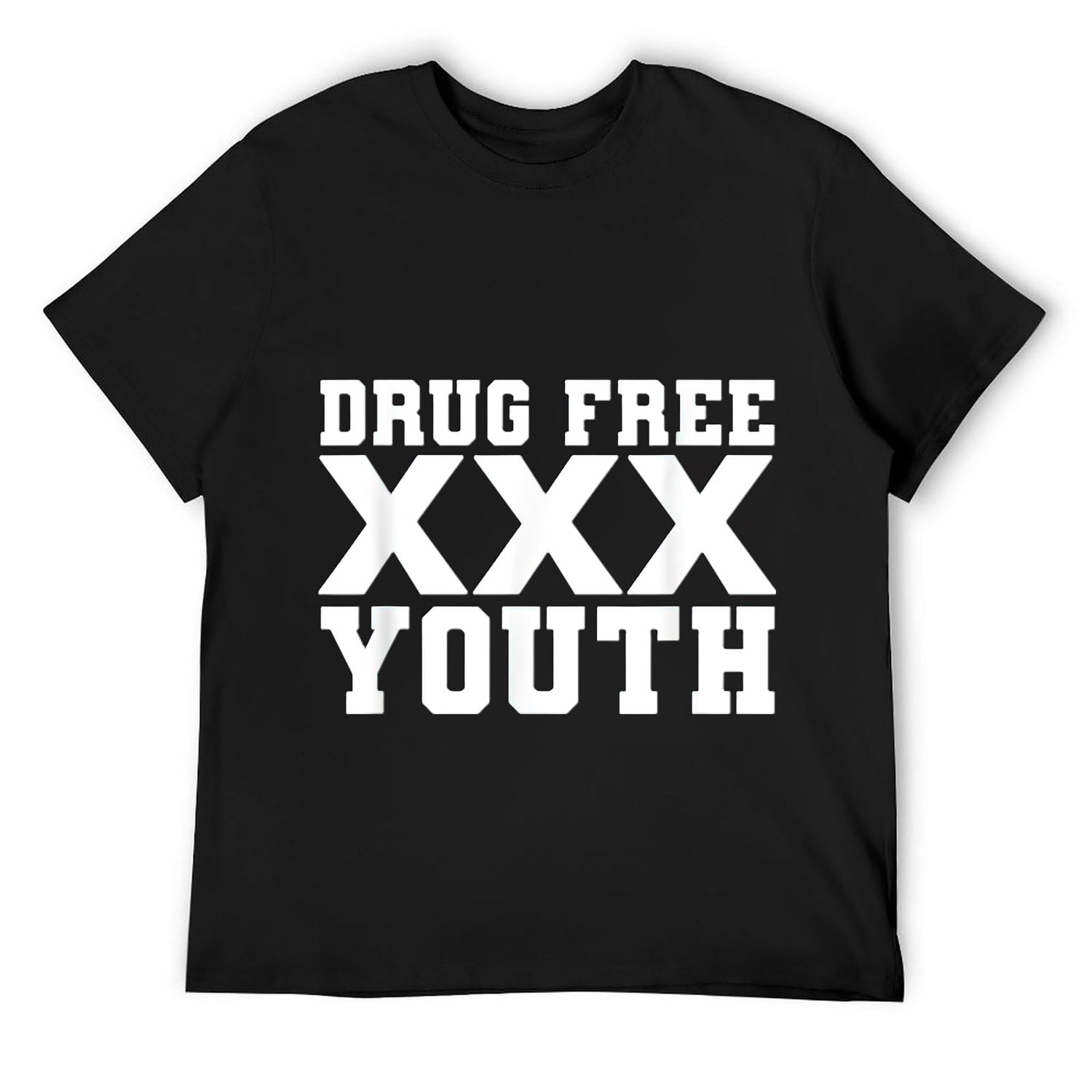 Straight Edge T-Shirt - Xxx Vegan Drug Free Shirt Straight Edge T-Shirt - Xxx Vegan Drug Free Shirt