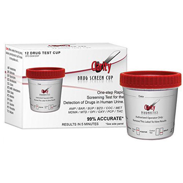 Drug Test Cup, 12 Different Drugs Screening Urine Test, 5 minute result