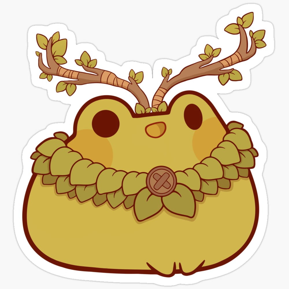 Druid Frog Sticker Phone Decal Water Bottle Stickers Car Decals, Laptop ...