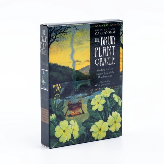 Druid Plant Oracle 39-Card Deck - Magical Flora of the Druid Tradition Divination Board Game with Beautiful Illustrations