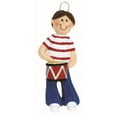 thumbnail image 1 of Drum Boy Personalized Christmas Tree Ornament DO-IT-YOURSELF, 1 of 1