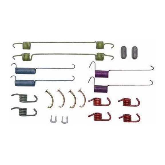 Drum Brake Hardware Kit - Compatible with 1967 - 1999 Ford F-250 1968 1969 1970 1971 1972 1973 1974 1975 1976 1977 1978 1979 1980 1981 1982 1983 1984 1985 1986 1987 1988 1989 1990 1991 1992 1993