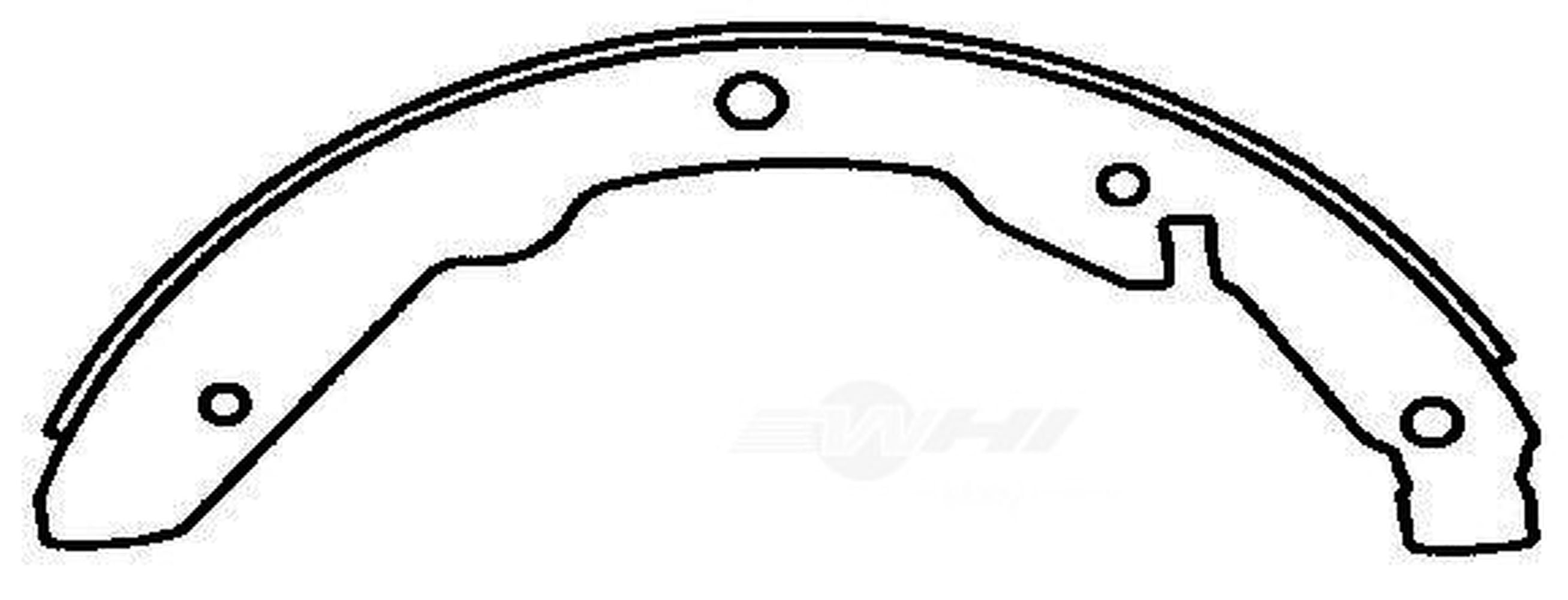 Drum Brake Shoe Fits select: 1968-1970 VOLKSWAGEN TRANSPORTER