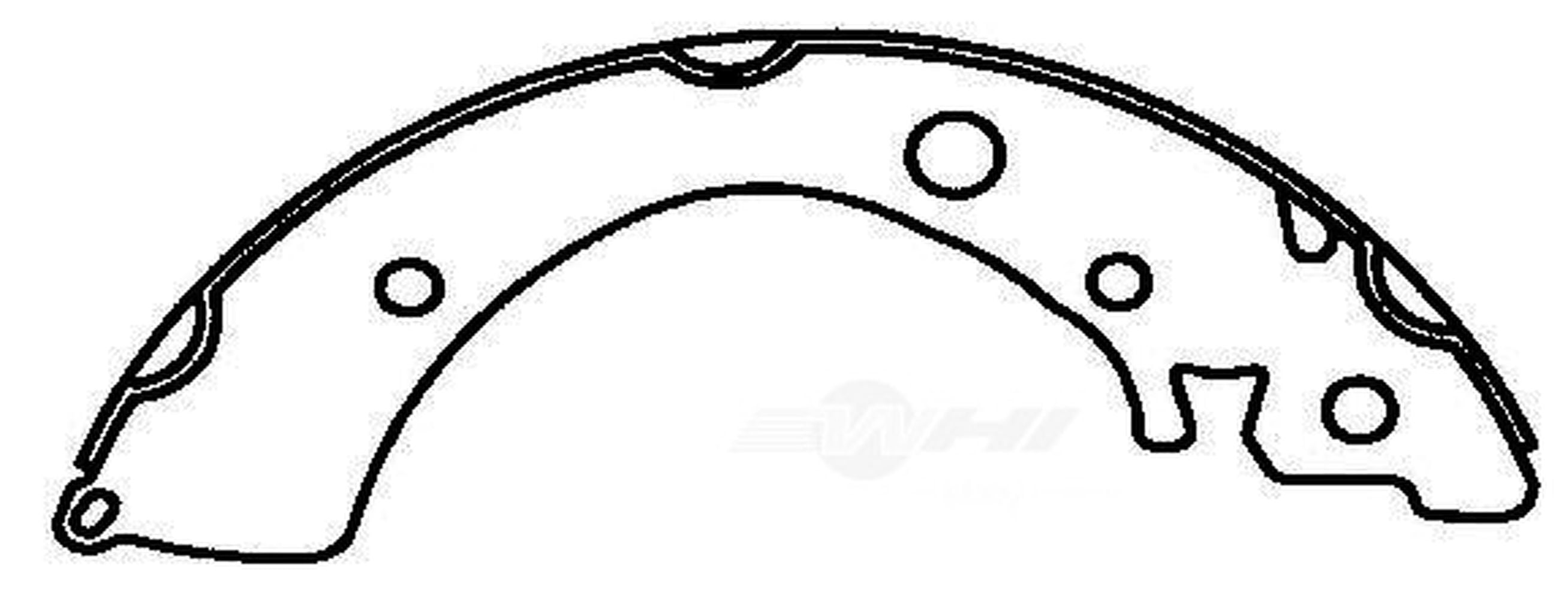 Drum Brake Shoe Fits select: 1982-1985 HONDA ACCORD, 1983-1987 HONDA PRELUDE