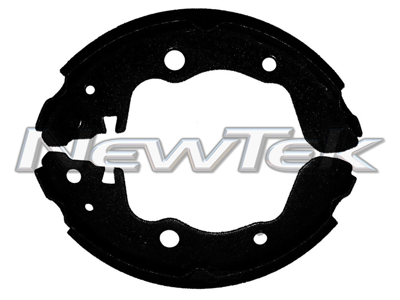 NewTek Automotive New Bonded Drum Brake Shoe for 1985-1987 CHEVROLET GEO SPECTRUM, 1985-1987 ISUZU I-MARK