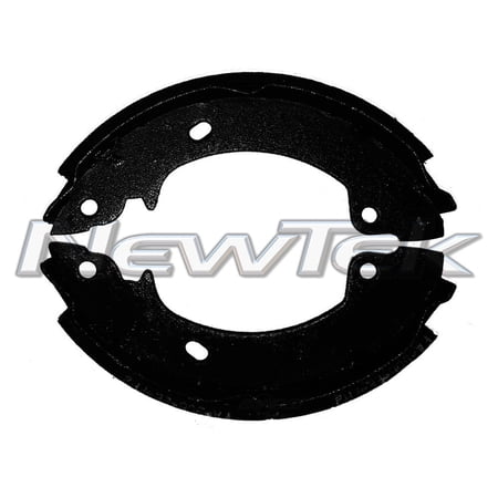 NewTek Automotive New Bonded Drum Brake Shoe for 1989-1991 HYUNDAI EXCEL,1991-1992 HYUNDAI SCOUPE,1989-1991 MITSUBISHI PRECIS