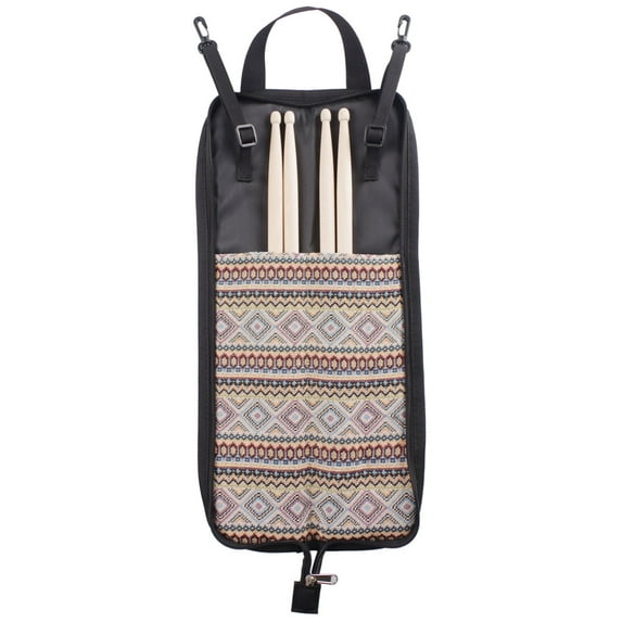 Drum Case Bag Portable Drumstick Storage Bag Large Capacity Bag with 5A Drum Sticks Easy to Carry