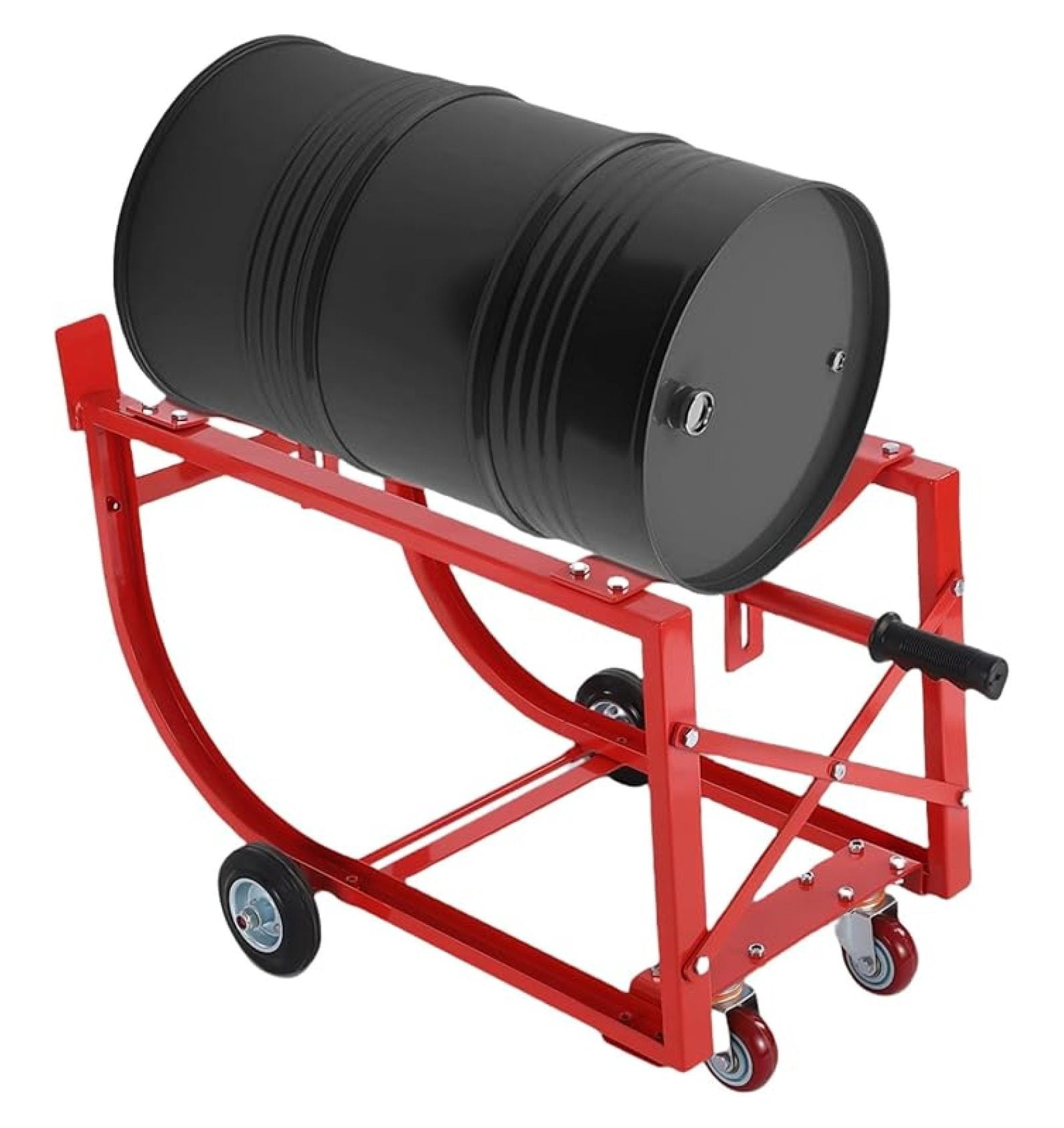 Drum Cradle 55 Gallon Drum Cart Rack Steel Oil Drum Handling Cradle ...