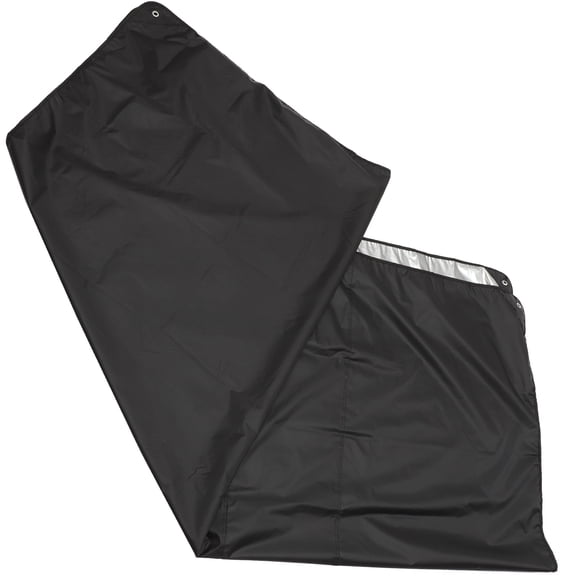 ifundom Drum Set Protective Cover Black Polyester 98x79in for Drum Kit