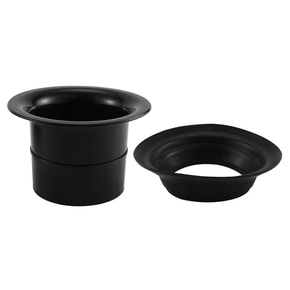 Drum Enhancer ABS Rubber Drum Kick Enhancer with Black Port Hole Protector,Mic Hole Drum Head,Black
