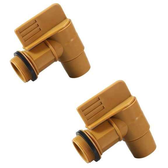 Drum Faucet Polyethylene Tap 2" Barrel Faucet Replacement Spigot for 15, 30 & 55 Gallon Drum by 2 Pack