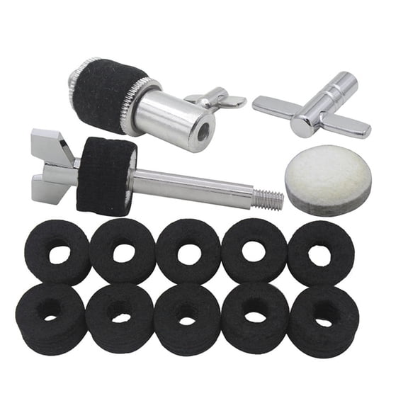 Drum Five-Piece Set Hi-Hat Clutch + Hammer Heads Pad + Cymbal Screw + Key Instrument Accessories + Cymbal Pad