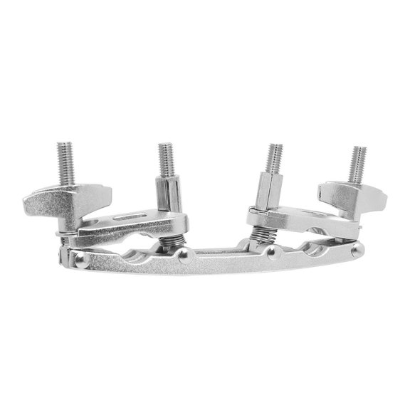 Drum Hardware Accessory Mount for Home Studio Practice, Aluminum Alloy Clamp Holder, Adjustable Positioning, Cowbell Tambourine Block Support