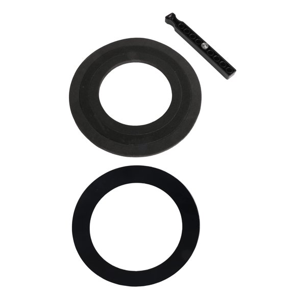 Drum Head Port Hole Punch Kit Black 4" 5" 6" with Drilling Tools